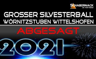 Silvesterball 2020 Wittelshofen abgesagt